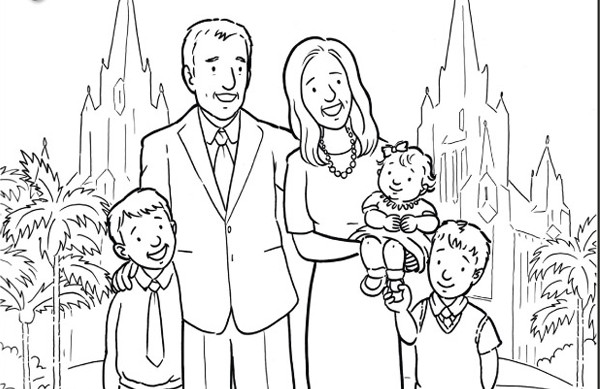 Family Coloring Pages For Toddlers
 Activities for Children