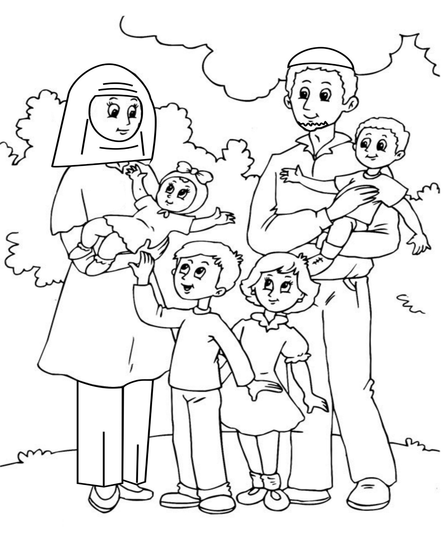 Family Coloring Pages For Toddlers
 Family Coloring Pages