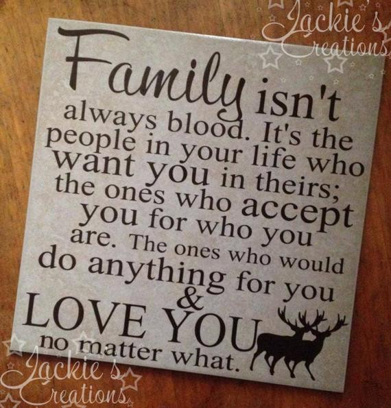 Family Isn'T Always Blood Quotes
 Family Isn t Always Blood It s the People in Your