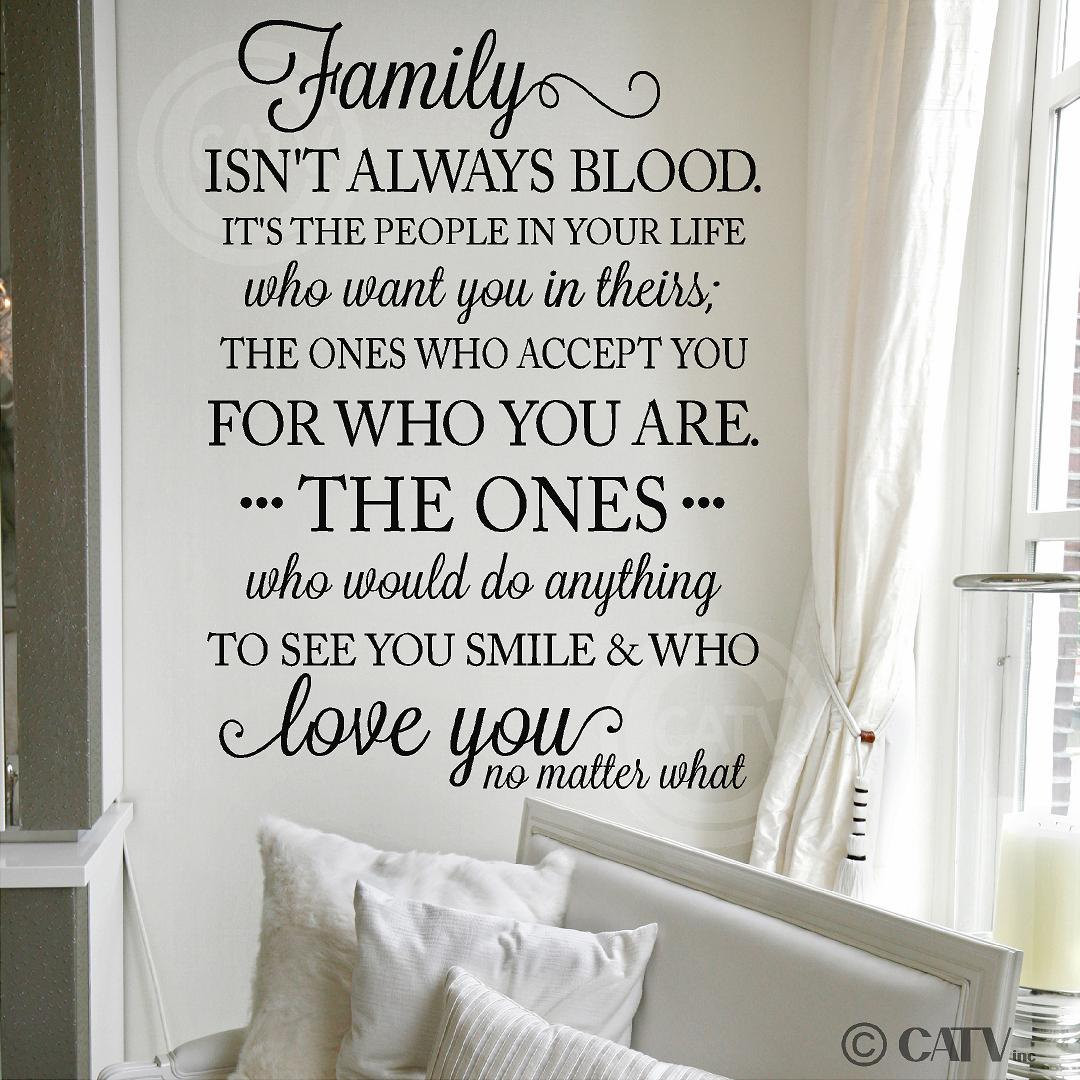 Family Isn'T Always Blood Quotes
 Family isn t always blood It s the people in your