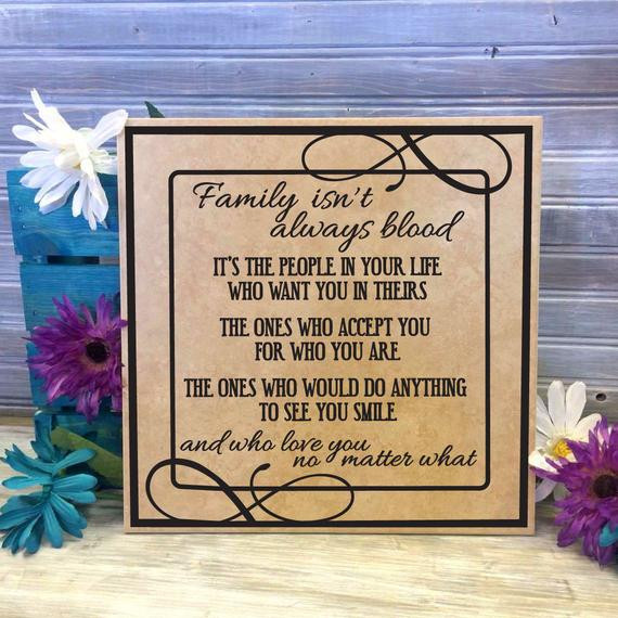 Family Isn'T Always Blood Quotes
 Family isn t always blood love you no matter what by LEVinyl
