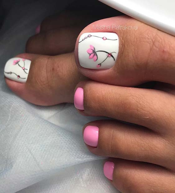 Fancy Toe Nail Designs
 21 Elegant Toe Nail Designs for Spring and Summer