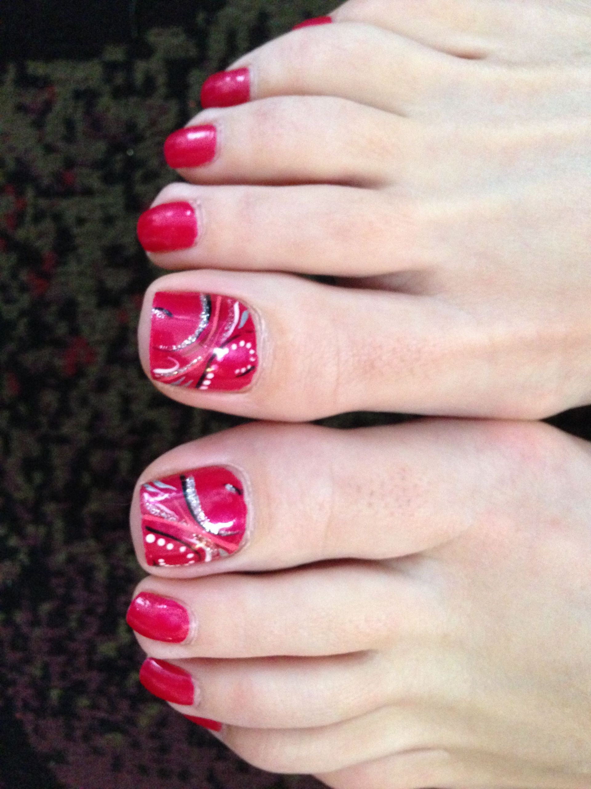 Fancy Toe Nail Designs
 Fancy toenail design