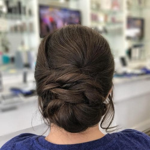 Fancy Updo Hairstyles
 25 Most Beautiful Updos for Medium Length Hair New for 2018