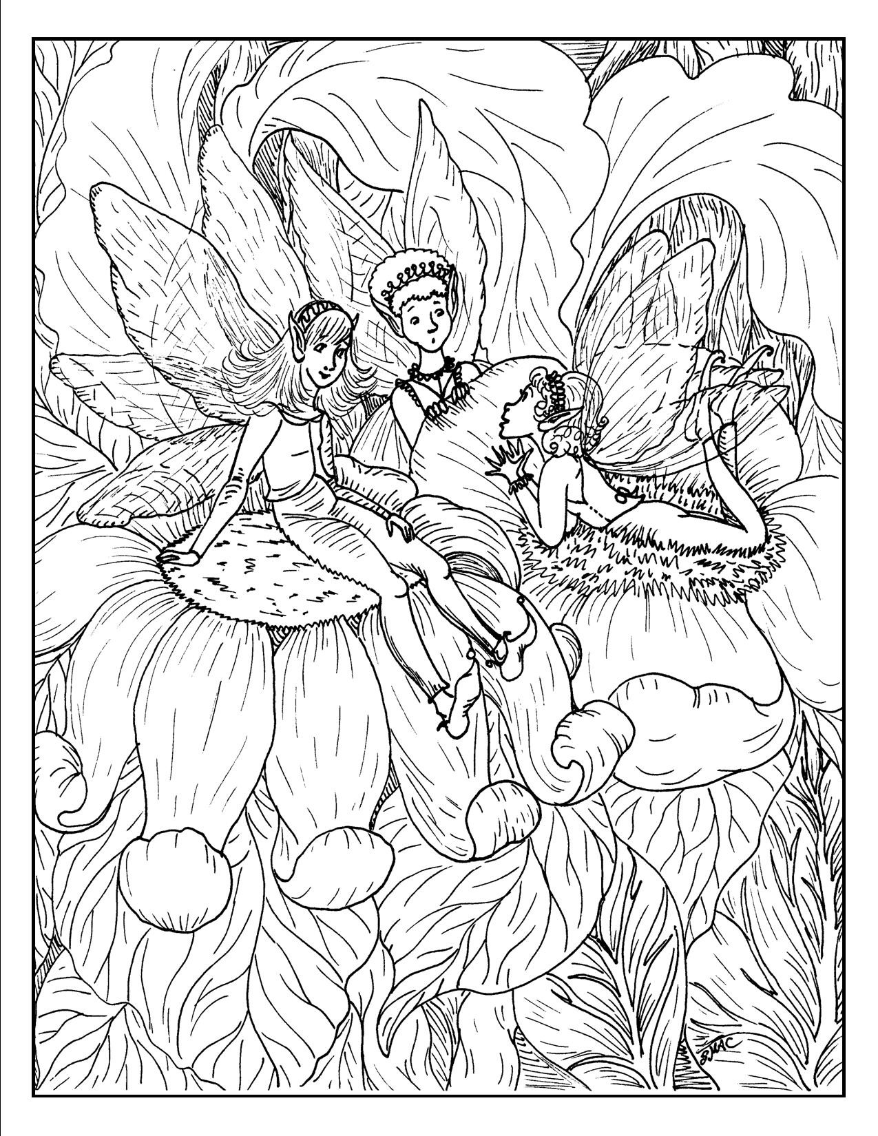 Fantasy Adult Coloring Books
 Fantasy Coloring Pages – S Mac s Place to Be