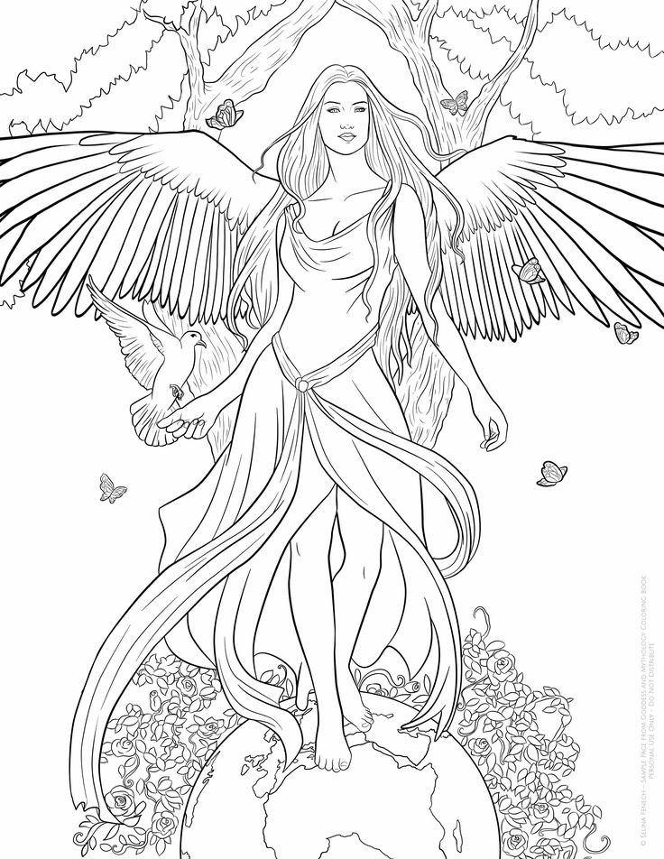 Fantasy Adult Coloring Books
 Pin by Erica Nicole on Color Me Crazy