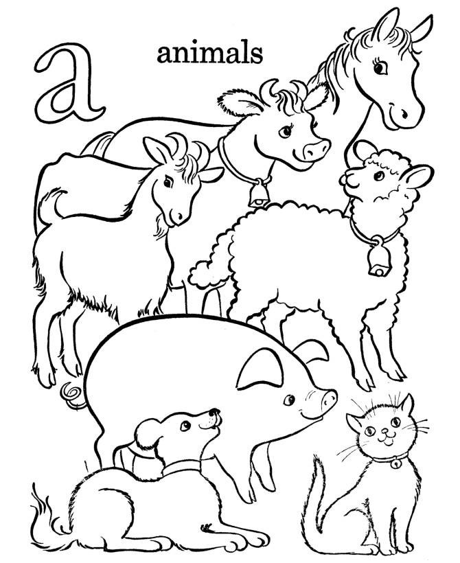 Farm Animal Coloring Pages