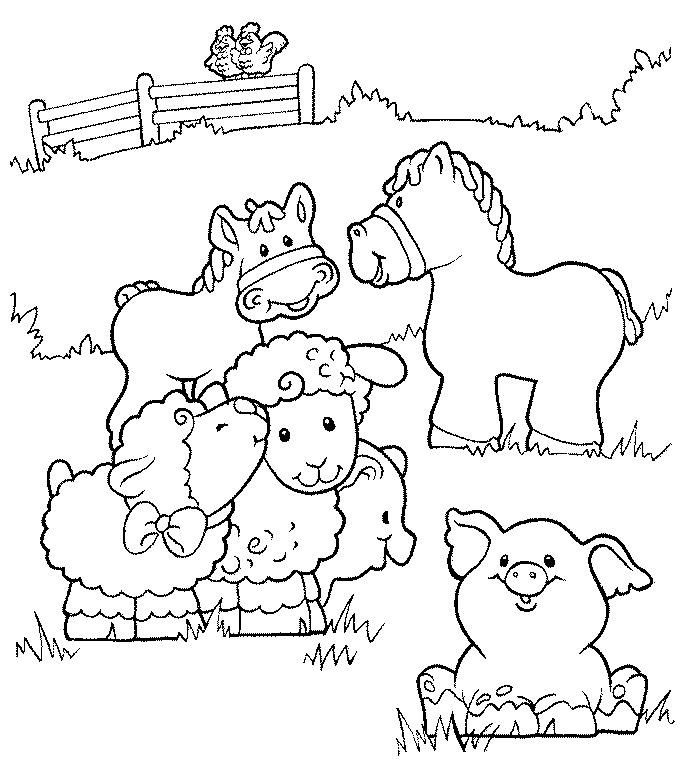 Farm Coloring Pages For Kids
 Farm Coloring Pages 2