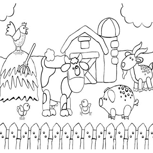 Farm Coloring Pages For Kids
 All Farm Animals Coloring Pages – Color Pages Coloring