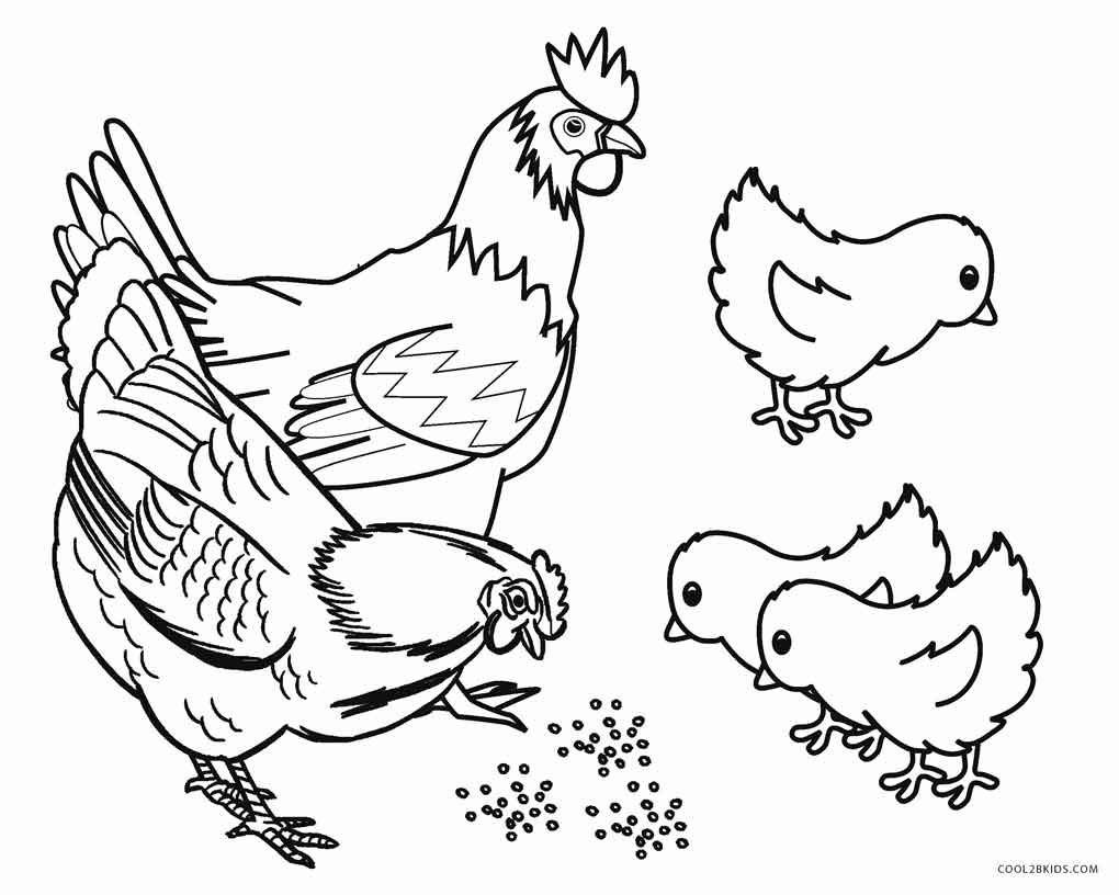 Farm animals раскраска