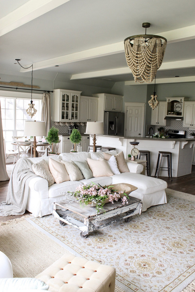 Farmhouse Style Living Room
 Beautiful Homes of Instagram Home Bunch Interior Design