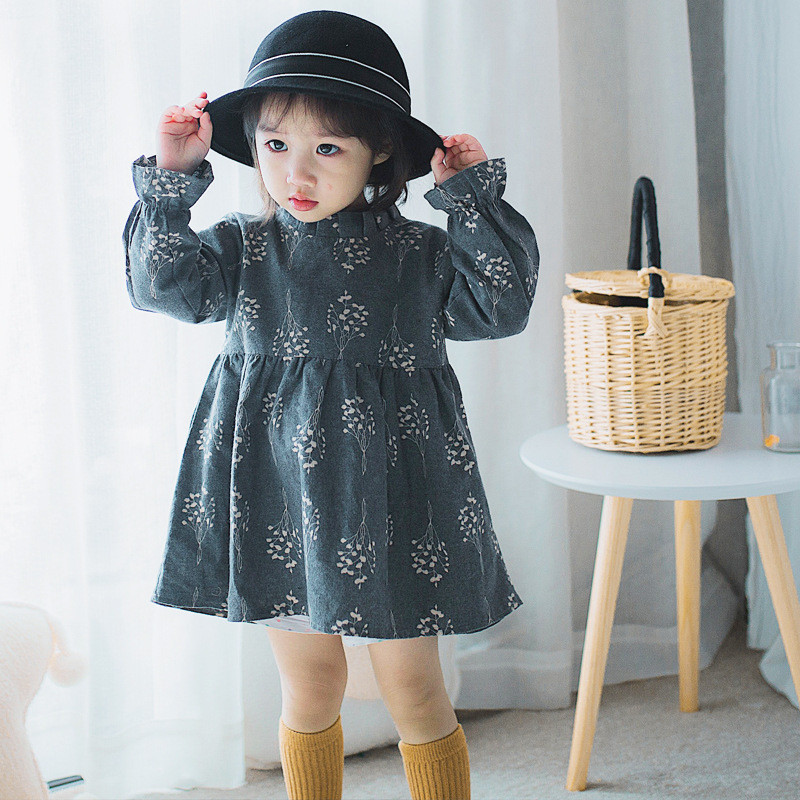 Fashion Clothes For Kids
 Baby Girl Dress 2018 Spring Fashion Children Clothing Long