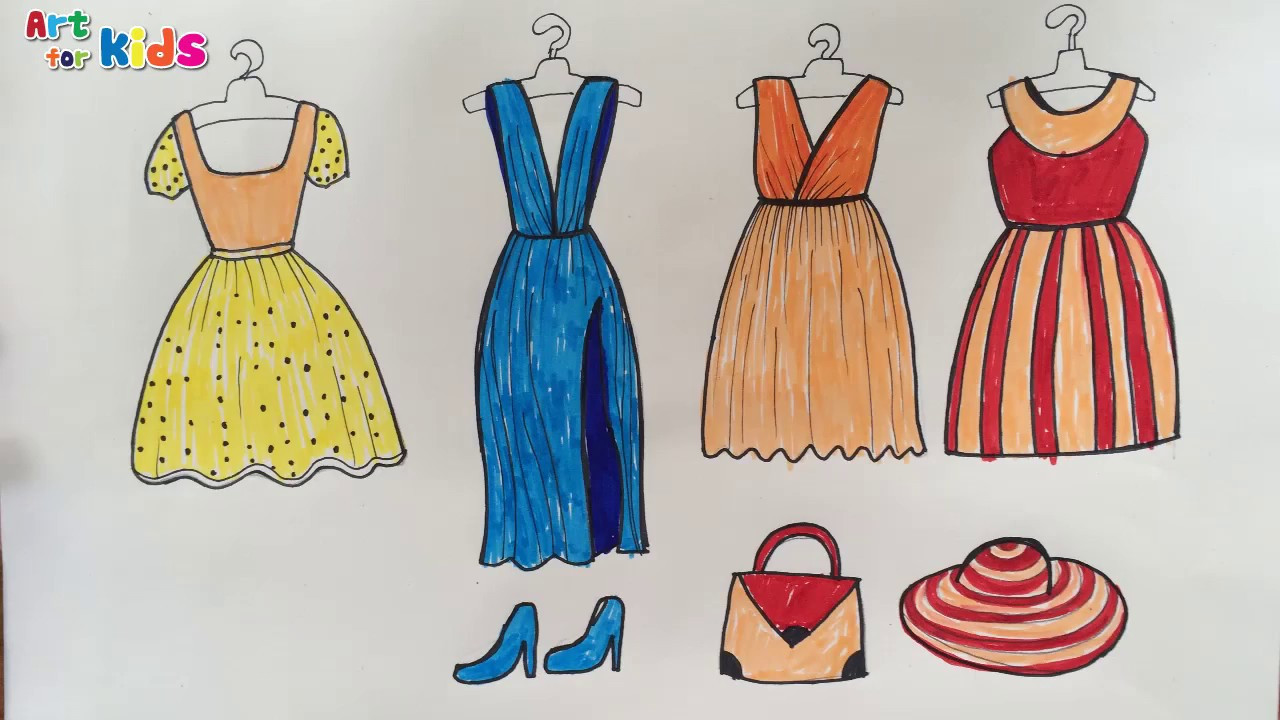 Fashion Design For Kids
 How to draw fashion clothes for kids