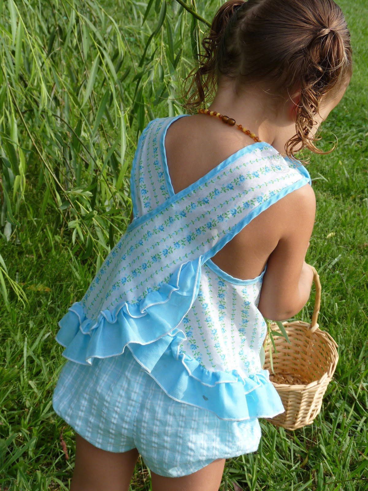 Fashion Kids Clothing
 At the Butterfly Ball Vintage Kid s Clothes Aqua Pinafore