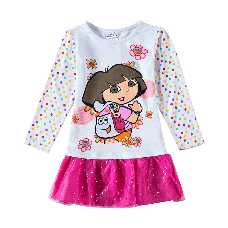 Fashion Nova Kids
 Nova kids wear children dresses Dora Long Sleeve Autumn