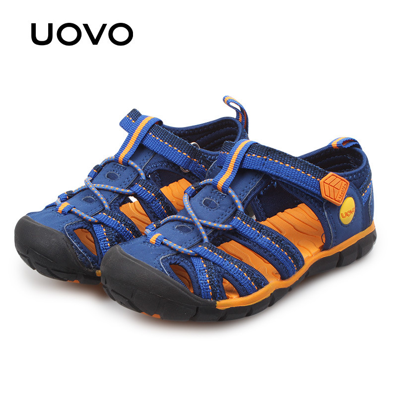 Fashion Shoes For Kids
 UOVO 2018 Children Sandals Boys Beach Shoes Blue Big Kids