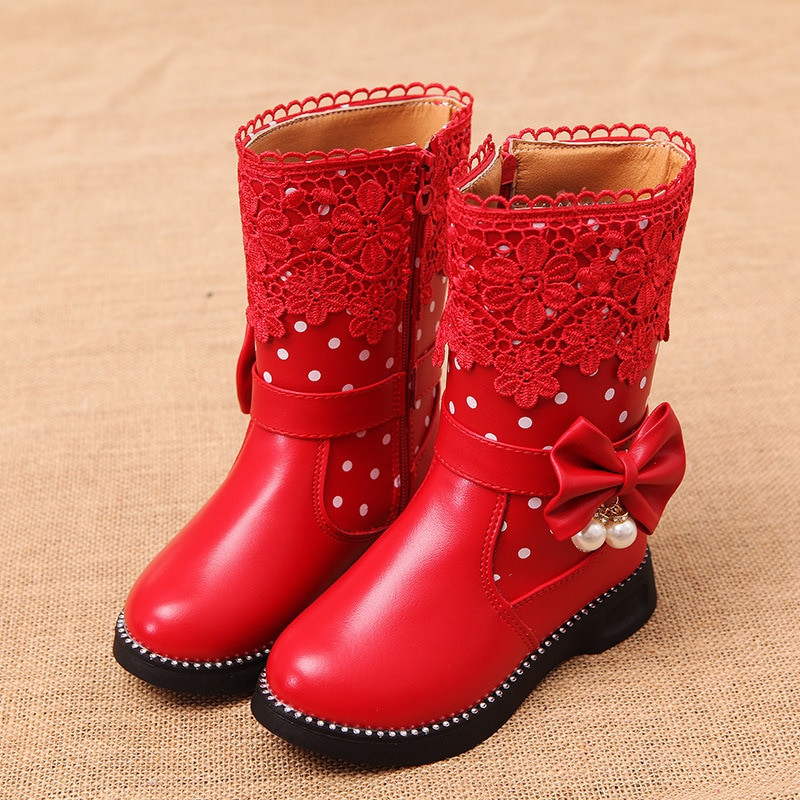 Fashion Shoes For Kids
 NEW Fashion Boots for Girls Kids waterproof leather high