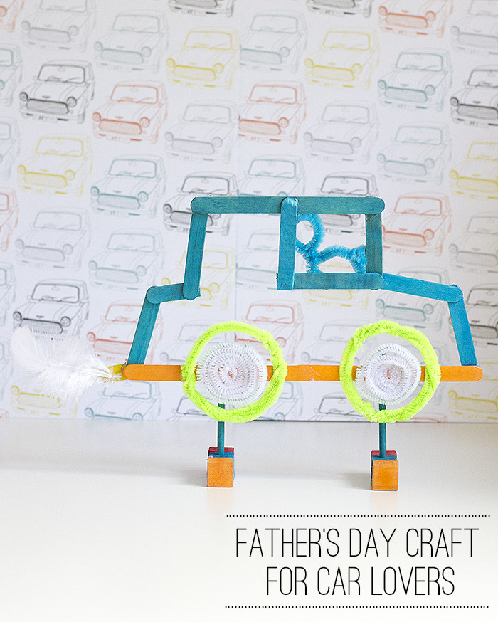 Father Day Gift Ideas For Car Lovers
 Fathers Day Gift Ideas How To Make A Ice Lolly Stick Car