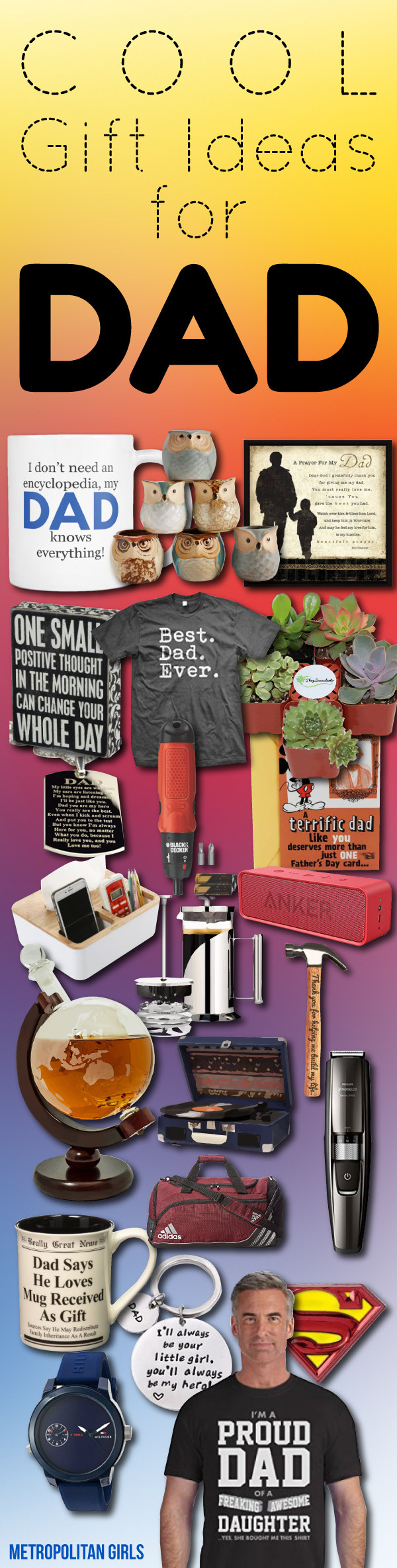 Father Days Gift Ideas
 30 Father s Day Gifts from Daughter Metropolitan Girls