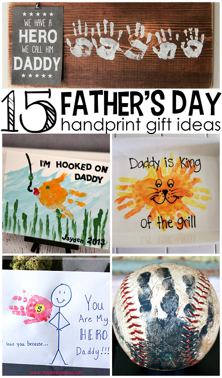 Father Gift Ideas
 Father s Day Handprint Gift Ideas from Kids such cute