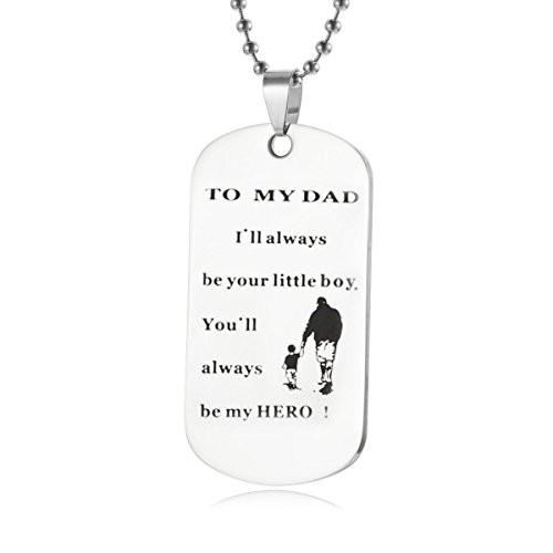 Father Son Christmas Gift Ideas
 Dog Tag Gifts for Dad Father Dad Gift Idea from Wife