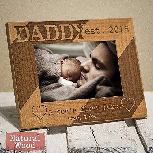 Father Son Christmas Gift Ideas
 Amazon Personalized Daddy Picture Frame Dad