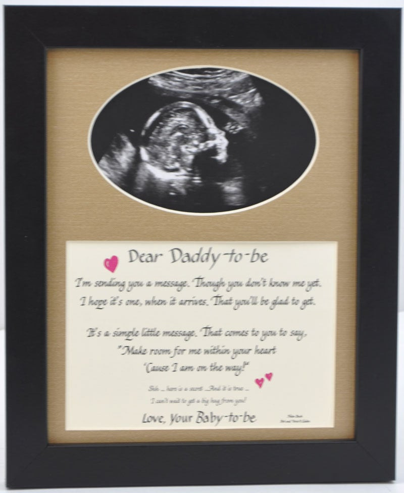 Father To Be Gift Ideas
 8x10 Daddy to Be Ultrasound Desktop Frame Dad Gift