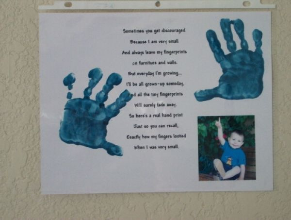 Father'S Day Craft Ideas For Toddlers
 Preschool Craft Mothers Day Poem Handprint Poem For