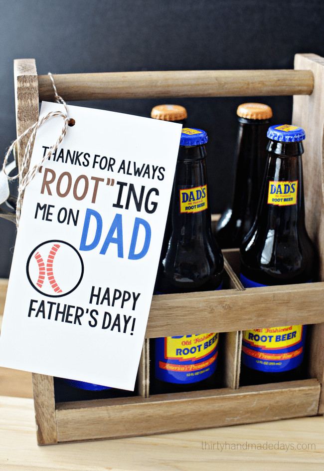 Father'S Day Gift Ideas Beer
 Printable Root Beer Father s Day Gift Idea