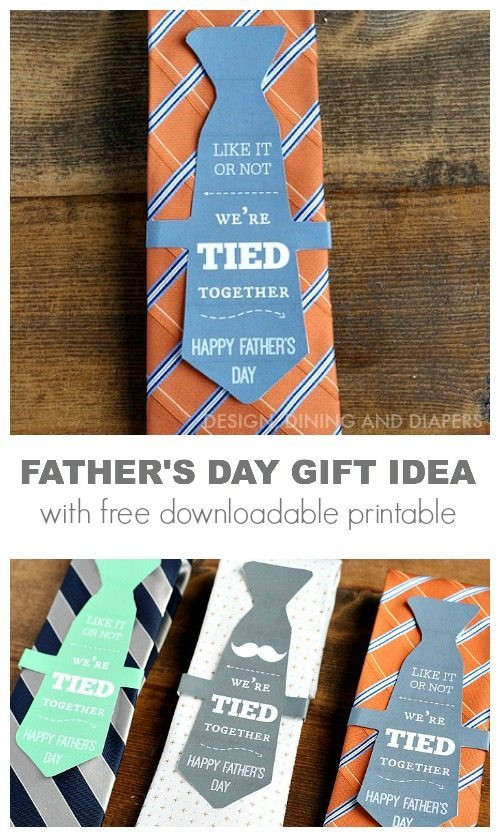 Father'S Day Gift Ideas For Church
 Father s Day Gift Ideas We re Tied To her Printable