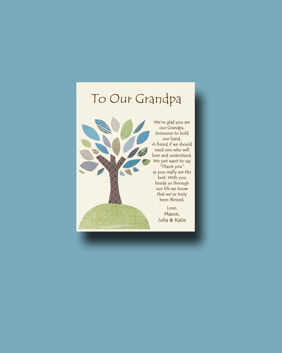 Father'S Day Gift Ideas For Grandpa
 Grandfather t Personalized t for Grandpa Gift
