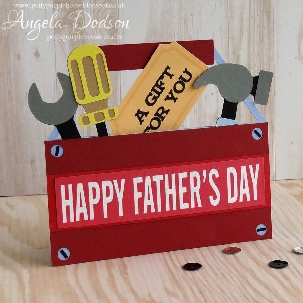 Father'S Day Gift Ideas Tools
 Father’s Day Tool Box Gift Card Holder