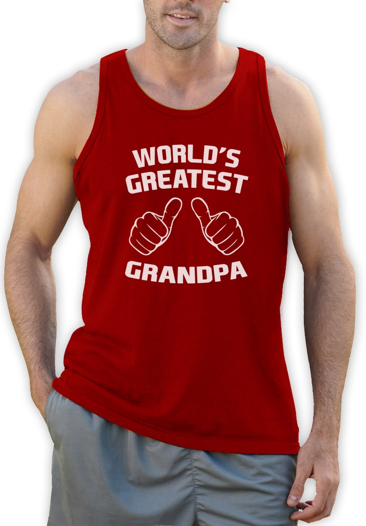 Father'S Day Photo Gift Ideas
 World s Greatest Grandpa Singlet Father s Day Gift Idea