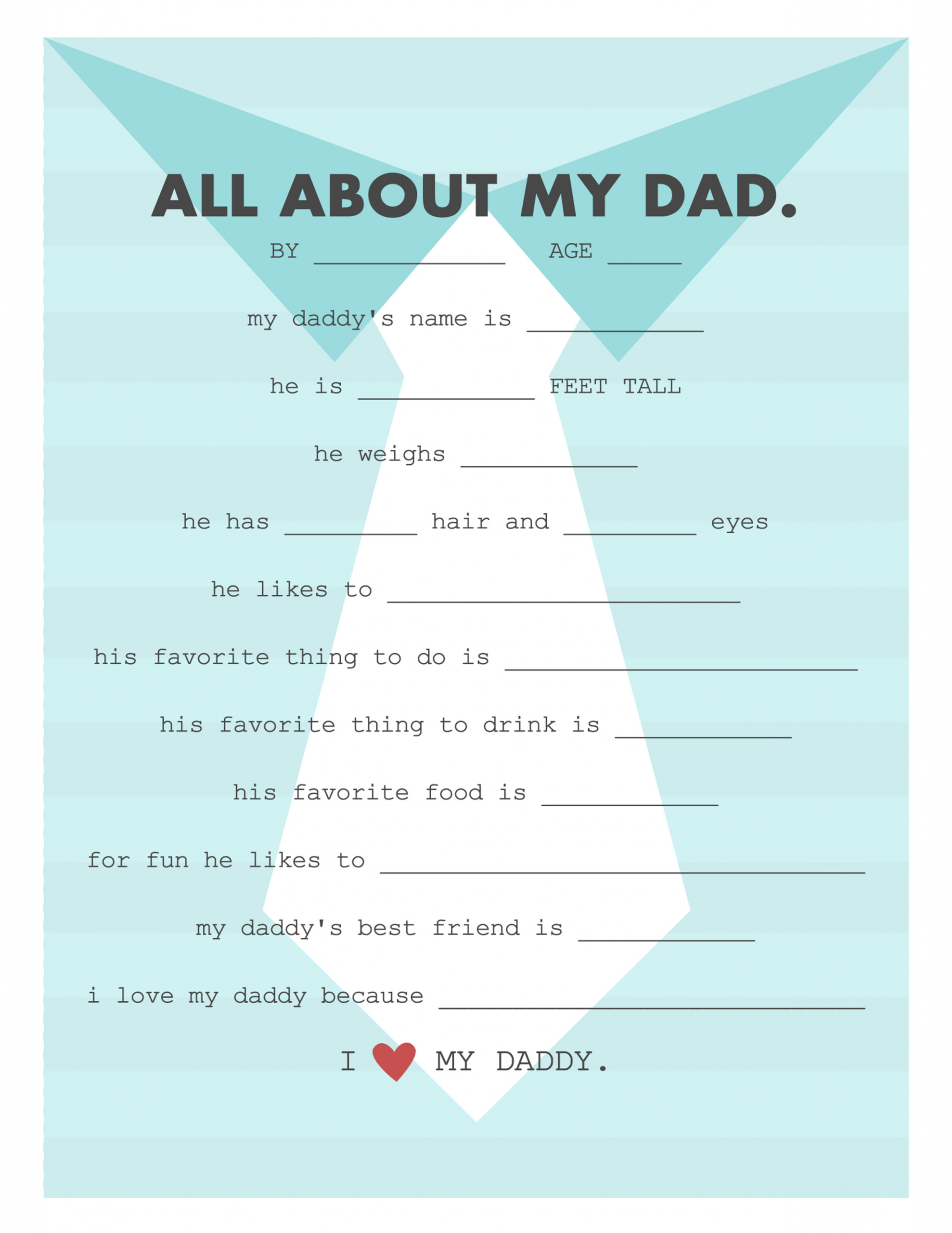 Fathers Day Quote From Kids
 Father s Day Printables and Quotes