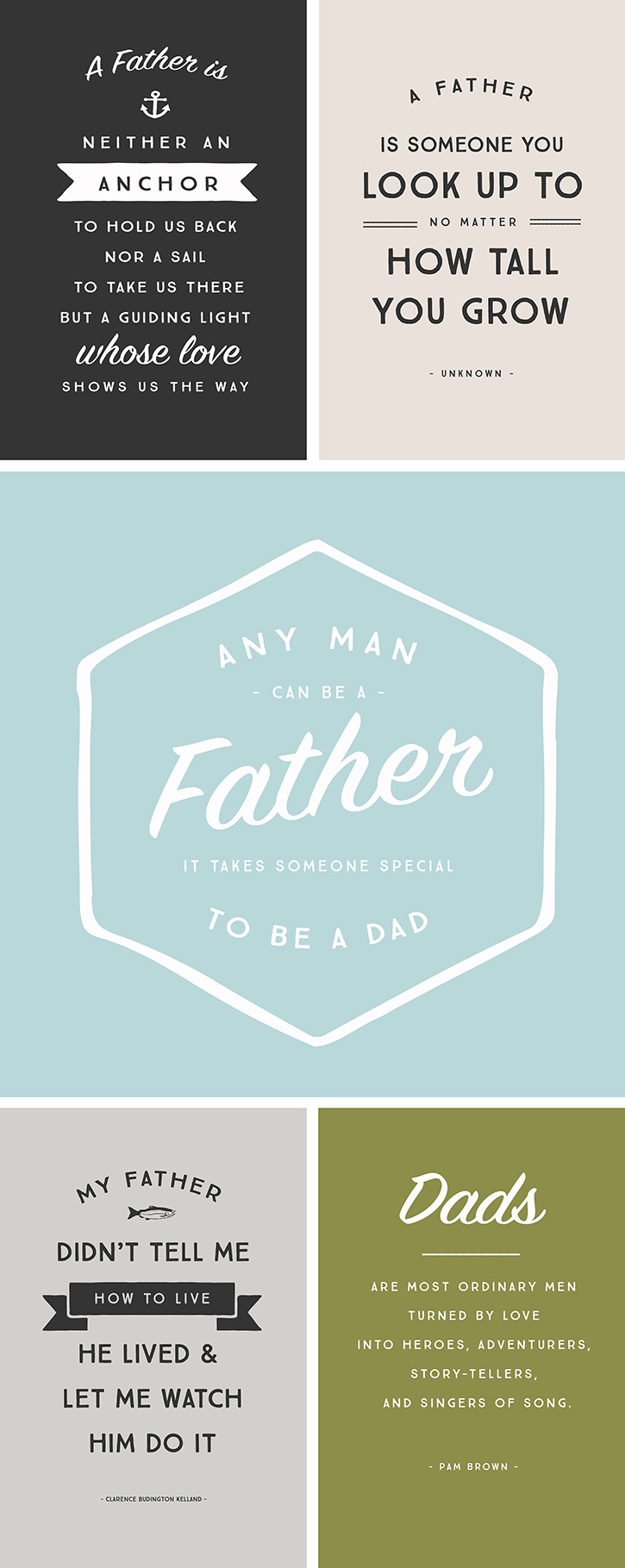 Fathers Day Quote From Kids
 5 Inspirational Quotes for Father s Day