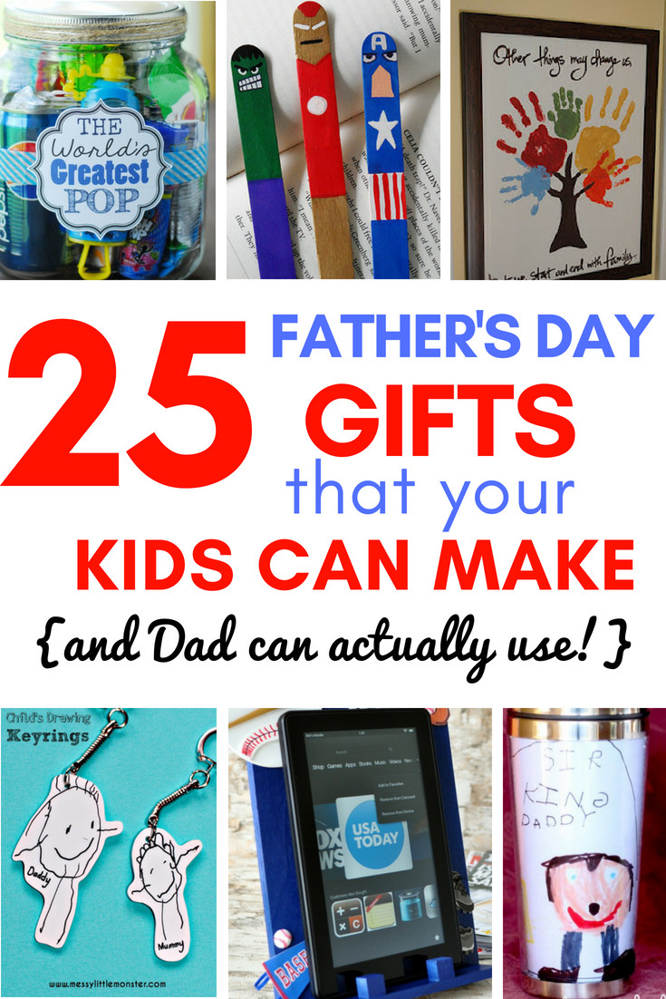 Fathersday Gifts From Kids
 25 Homemade Father s Day Gifts from Kids That Dad Can