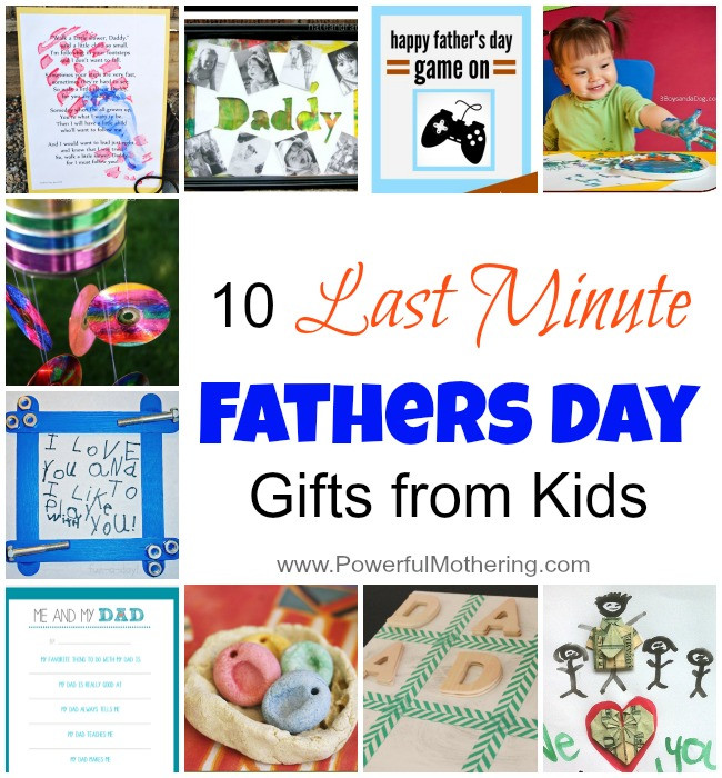 Fathersday Gifts From Kids
 10 Last Minute Fathers Day Gifts from Kids