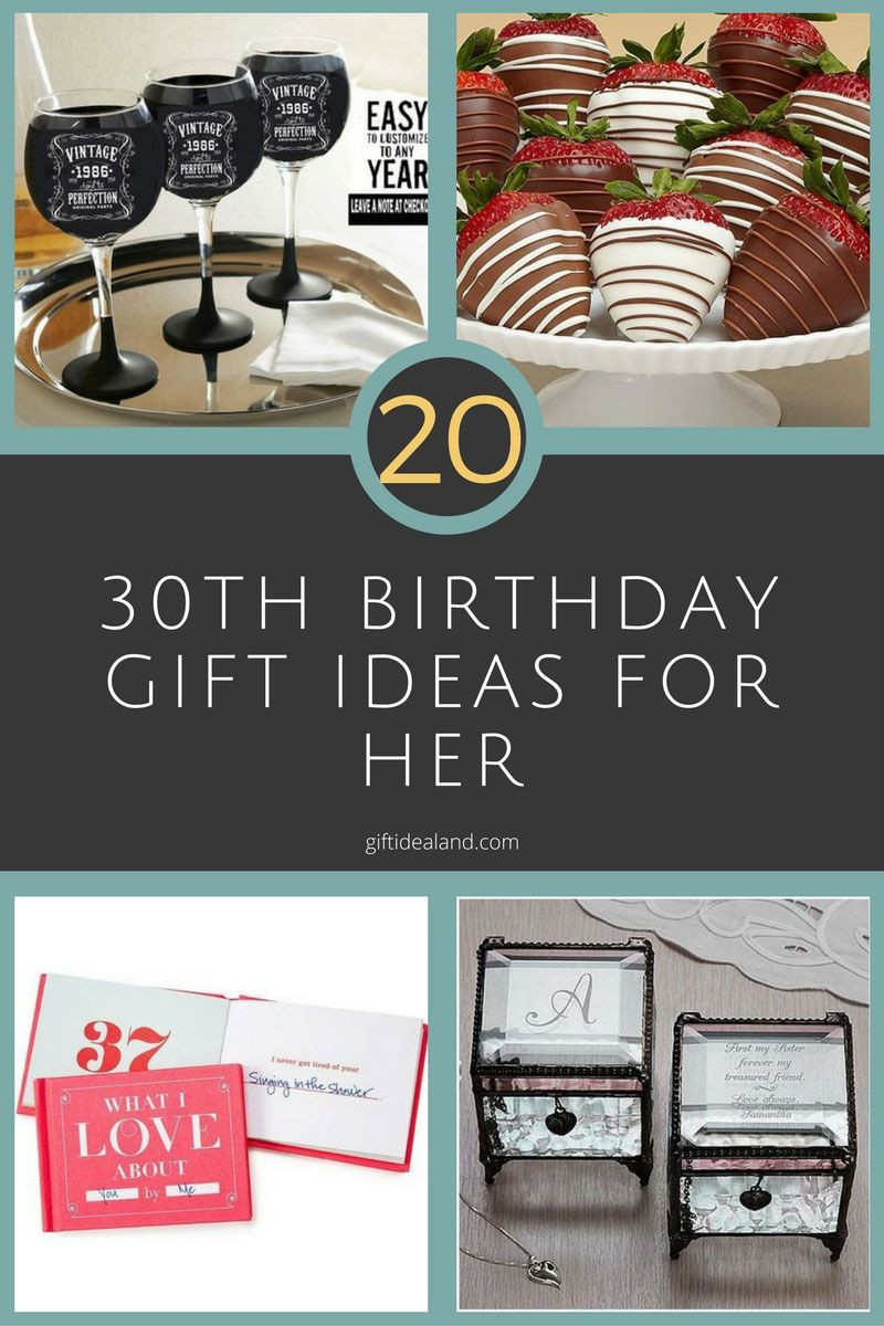 Female 30Th Birthday Gift Ideas
 20 Good 30th Birthday Gift Ideas For Women