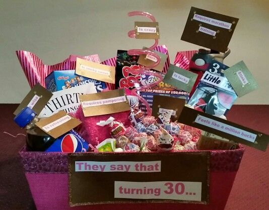 Female 30Th Birthday Gift Ideas
 For my best friends 30th Birthday Filled with some of her