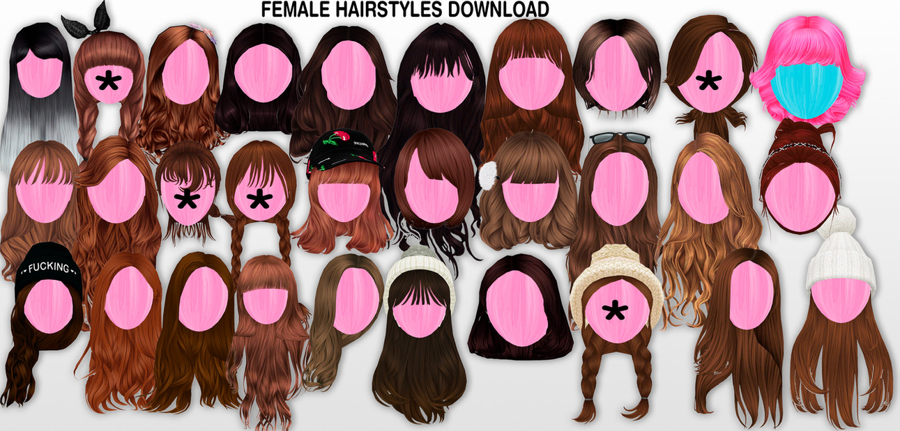 Female Hairstyles With Physics
 MMD Female Hairstyles DL by UnluckyCandyFox on DeviantArt