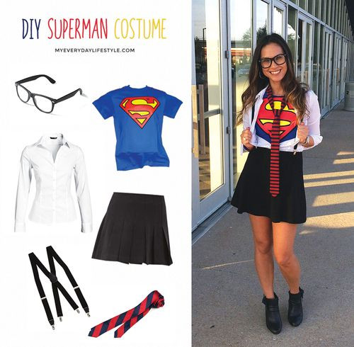 Female Superhero Costume DIY
 DIY Woman Superman Costume