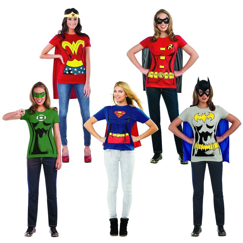 Female Superhero Costume DIY
 Details about Female Superhero Costumes Adult T Shirt