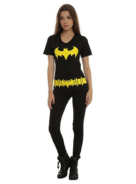 Female Superhero Costume DIY
 DC ics Batman Belt Costume Girls T Shirt 2XL