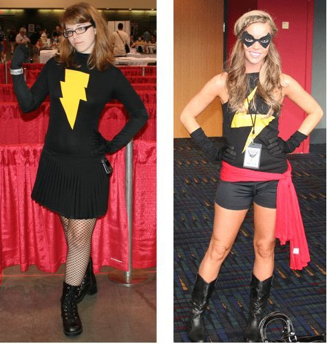Female Superhero Costume DIY
 Top Female Costumes From HeroesCon ic Book Convention