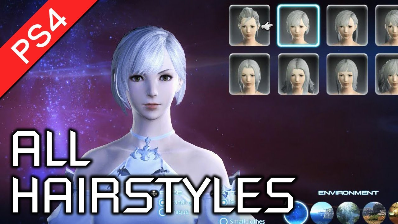 Ffxiv Female Hairstyles
 Final Fantasy XIV A Realm Reborn PS4 All Female