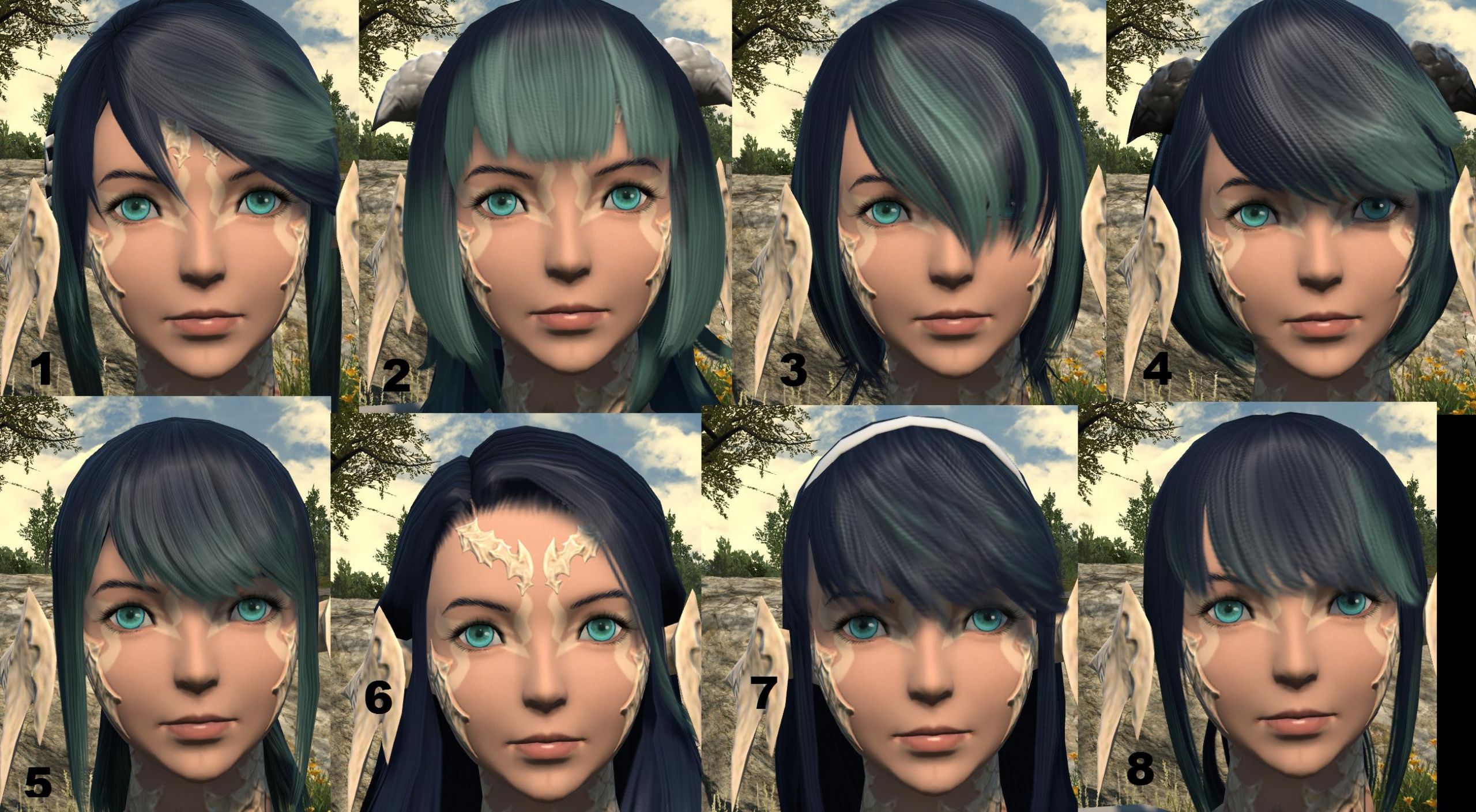 Ffxiv Female Hairstyles
 show your au ra Page 105