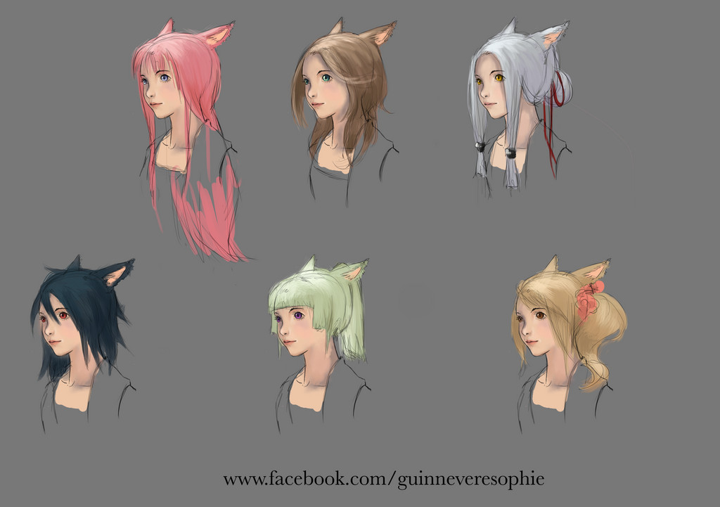 Ffxiv Female Hairstyles
 Announcing the Hairstyle Design Contest ffxiv