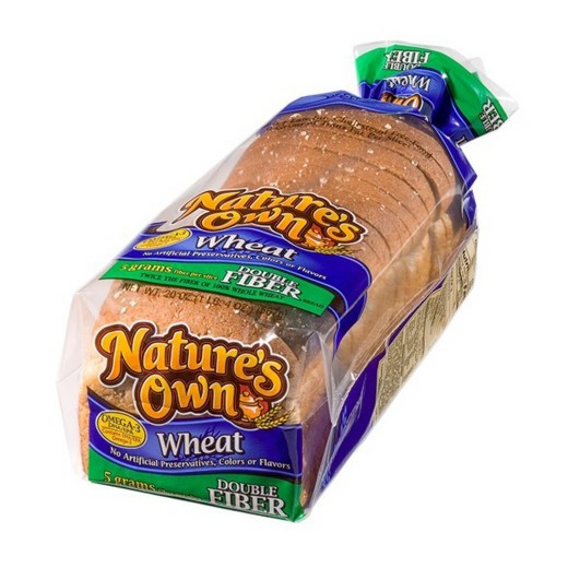 Fiber In Whole Grain Bread
 Natures Own Double Fiber 20oz Tar