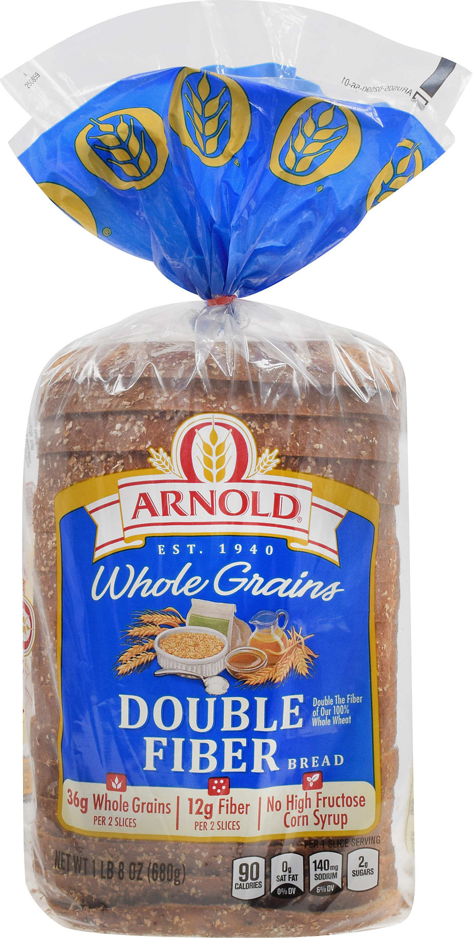 Fiber In Whole Grain Bread
 Arnold Whole Grains Double Fiber Bread 24 oz Walmart