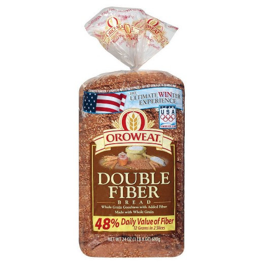Fiber In Whole Grain Bread
 Oroweat Double Fiber Bread 24 oz Tar
